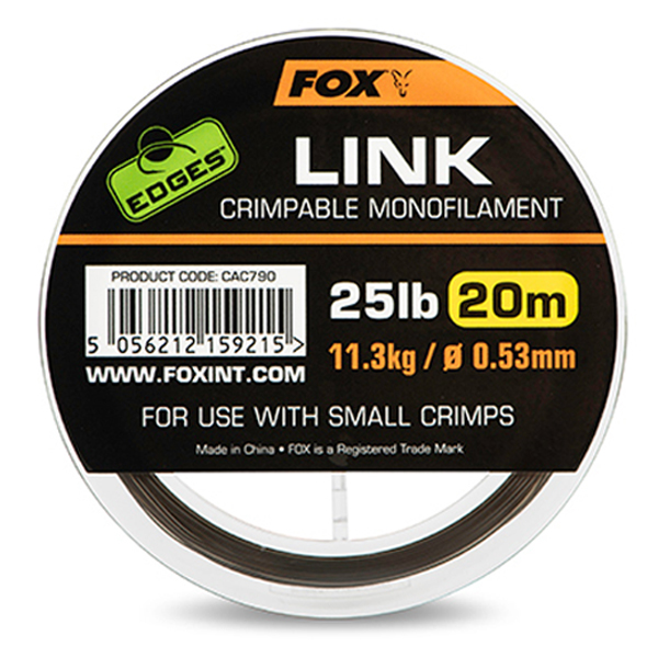 Náväzcový vlasec na krimpovanie Fox Edges Link Monofilament