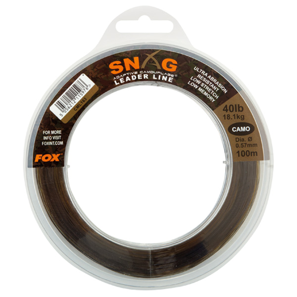 Vlasec Fox Snag Leader Camo 100m