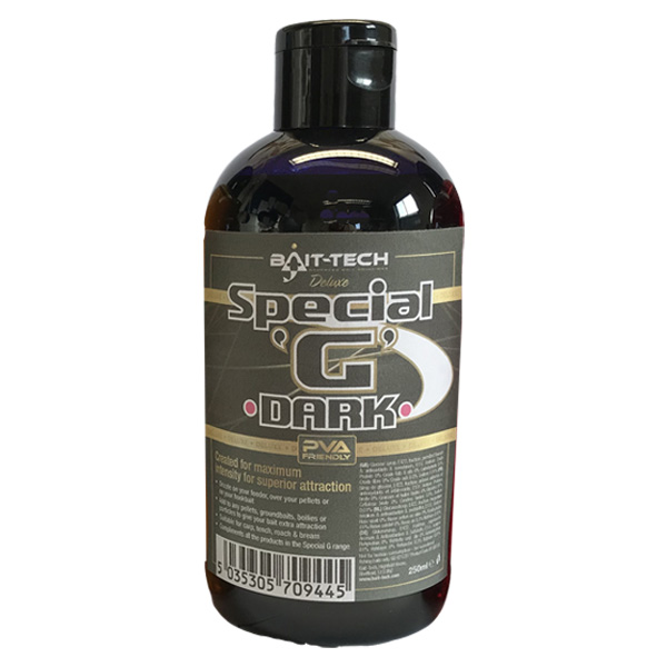 Tekutý posilovač Bait-tech Deluxe Special G Dark 250ml