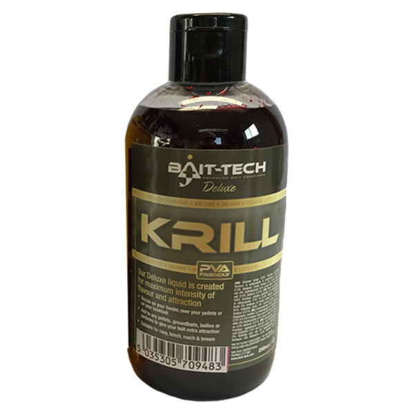 Tekutý posilovač Bait-tech Deluxe Krill 250ml