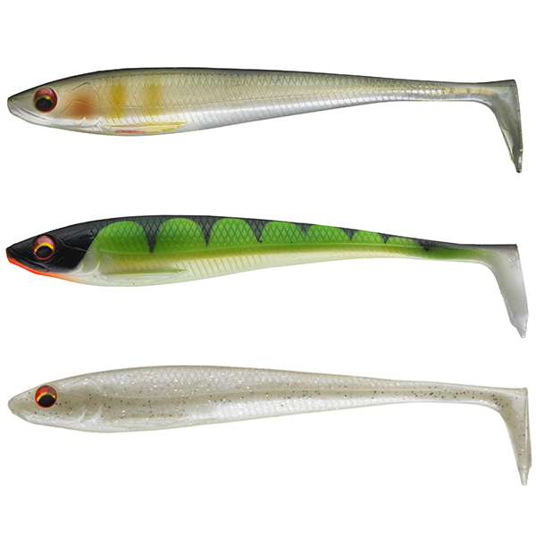 Gumená nástraha Daiwa Duckfin Shad 12,5cm Nature + UV set