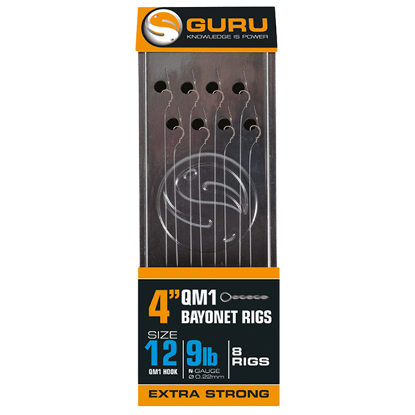 Method feedrový nadväzec Guru QM1 Bayonet Rigs 10cm