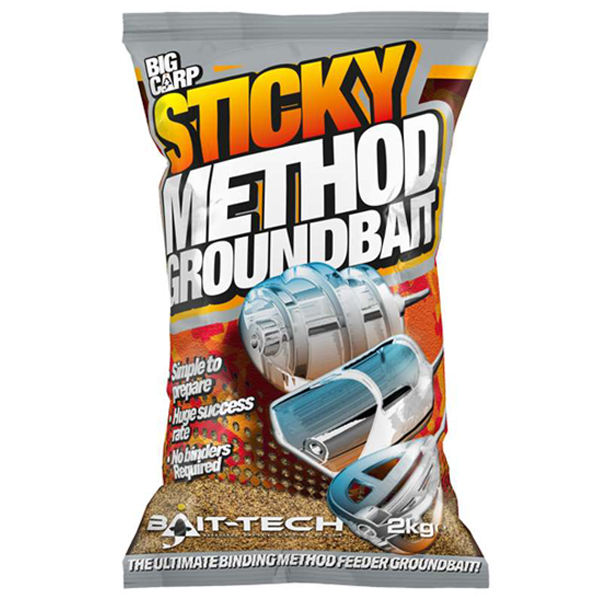 Krmivo Bait-tech Big Carp Sticky Method Groundbait 2kg
