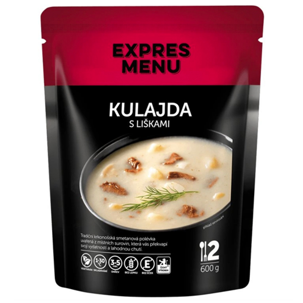 Expres Menu Kulajda s hubami - 2 porcie