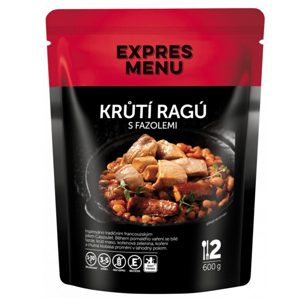 Expres Menu Morčacie ragú s fazuľou - 2 porcie