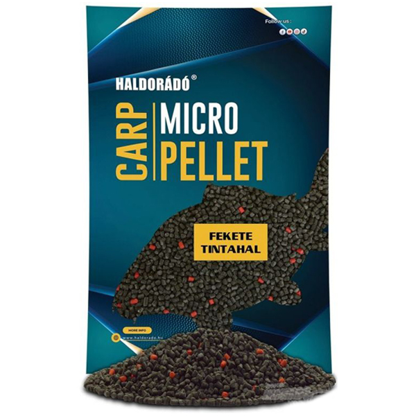 Pelety Haldorádó Carp Micro Pellet - čierny kalamár