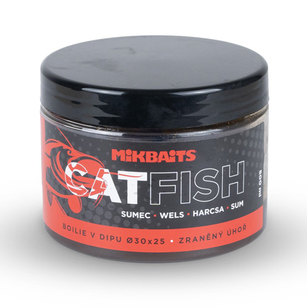 Boilies v dipe Mikbaits Catfish 30 x 25mm