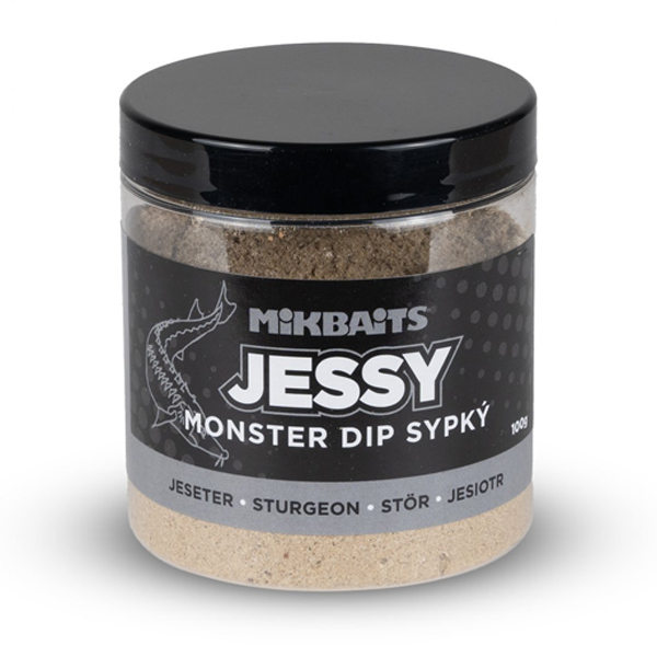 Sypký dip na jesetery Mikbaits Jessy Monster 100g