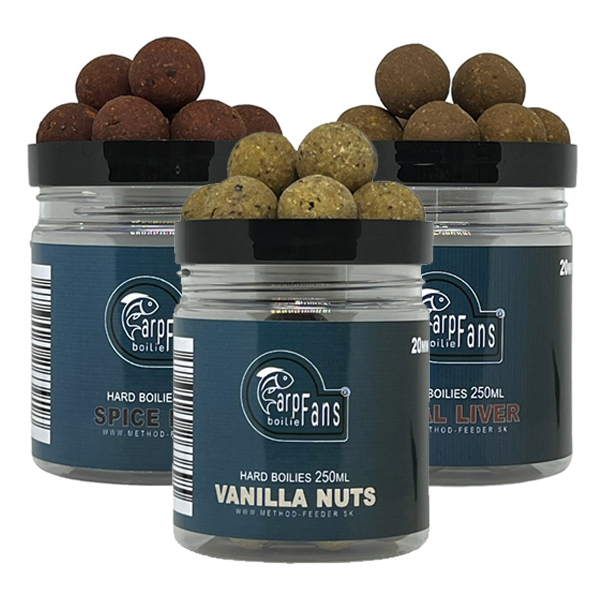 Tvrdené boilies Carp Fans Hard 20mm