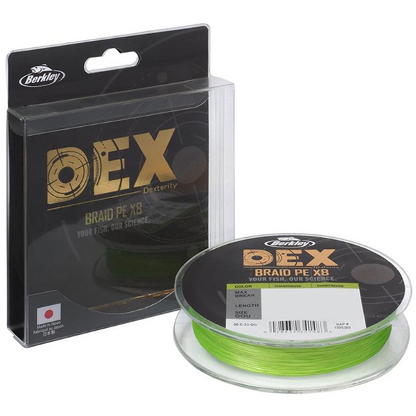 Šnúra Berkley DEX Braid PE X8 150m - fluo zelená