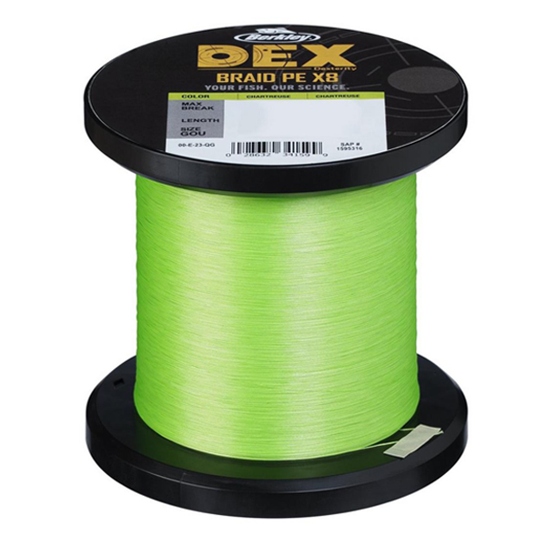Šnúra Berkley DEX Braid PE X8 - fluo zelená