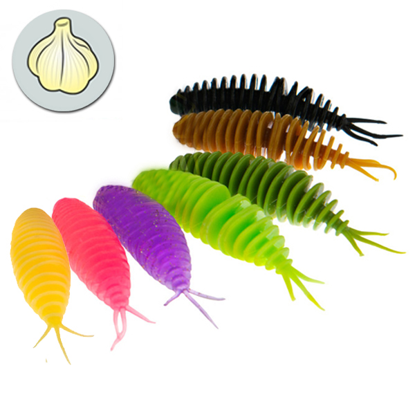 Libra Lures Turbo Worm Mini 35 - cesnak