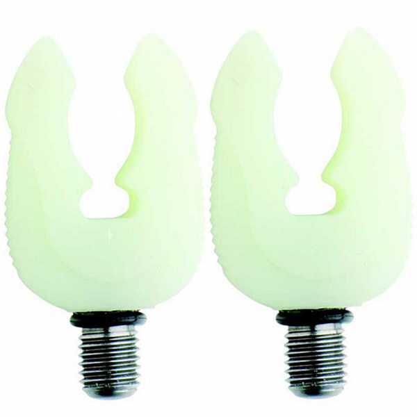Držiak prútu Mivardi Screw Rest Soft U Fluo - fosforový 2ks