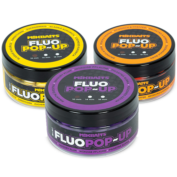 Plávajúce boilies Mikbaits Fluo Pop-up 10mm