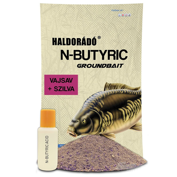 Krmivo Haldorádó N-Butyric Groundbait - kvasené + slivka