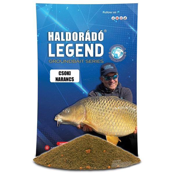 Krmivo Haldorádó Legend Groundbait - čokoláda / pomaranč