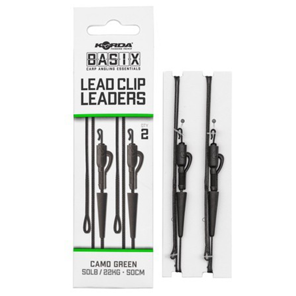 Montáž s olovenkou Korda Basix Lead Clip Leaders 2ks