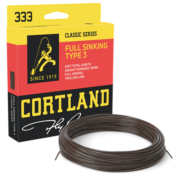 Muškárska šnúra Cortland 333 Classic Full Sinking Type 3