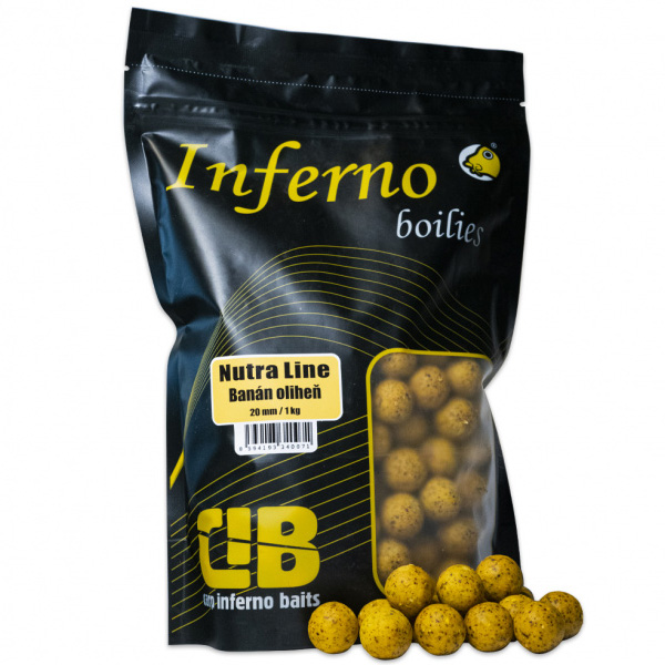 Boilies Carp Inferno Nutra Line Banán - Oliheň