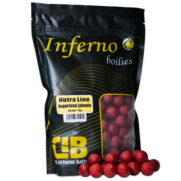 Boilies Carp Inferno Nutra Line Jogurtová Jahoda