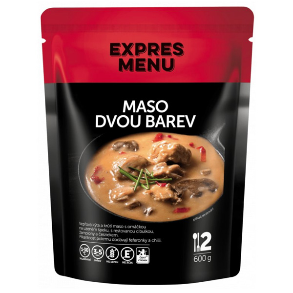 Expres Menu Mäso dvoch farieb - 2 porcie