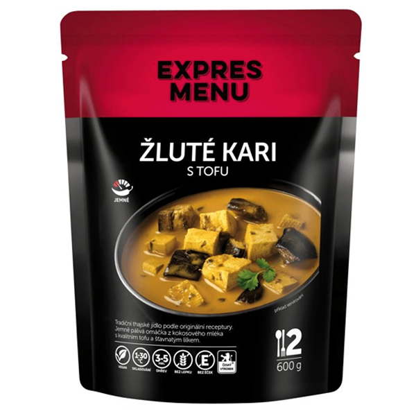 Expres Menu Žlté kari s Tofu - 2 porcie