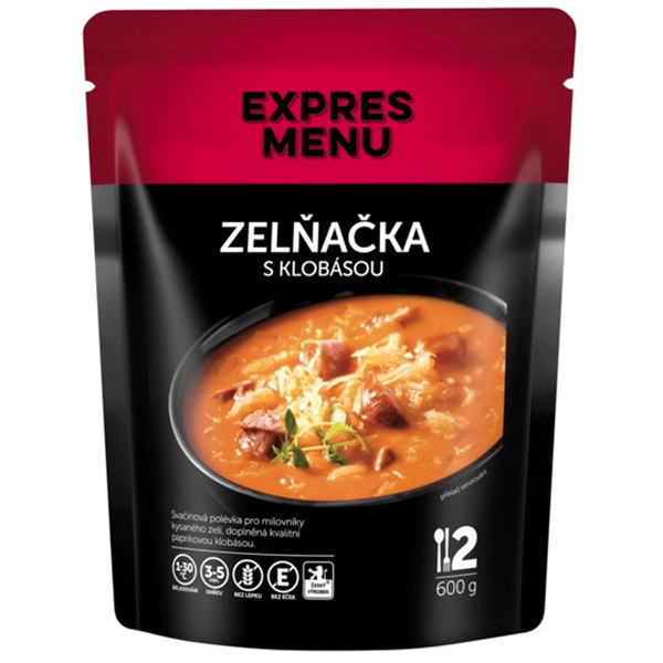 Expres Menu Kapustová polievka s klobásou - 2 porcie