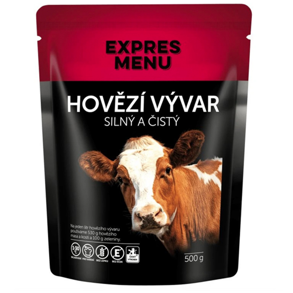 Expres Menu Silný a čistý hovädzí vývar - 2 porcie