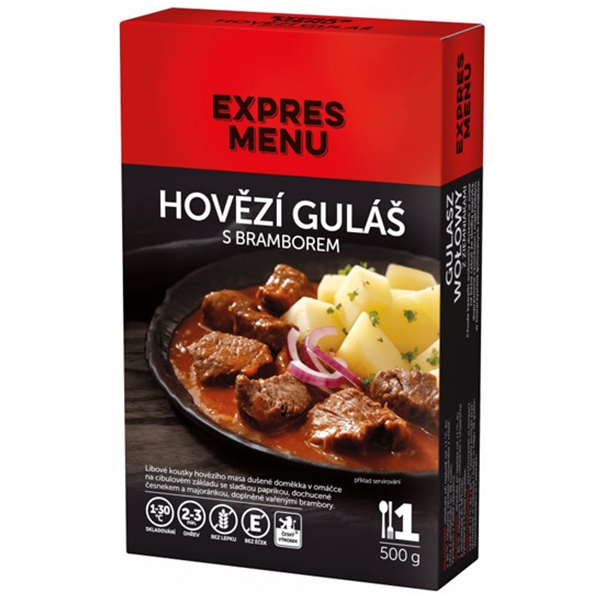 Expres Menu KM Hovädzí guláš so zemiakmi