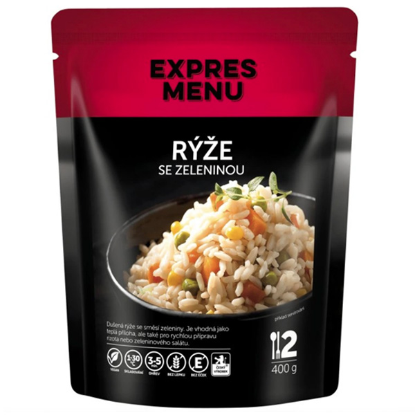 Expres Menu Ryža so zeleninou - 2 porcie