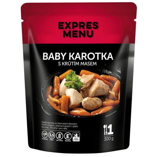 Expres Menu Baby karotka s morčacím mäsom