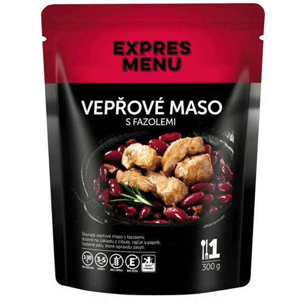 Expres Menu Bravčové mäso s fazuľami