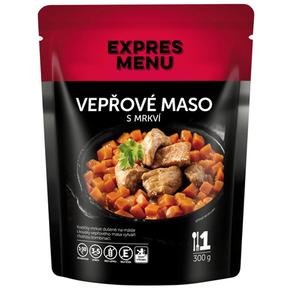 Expres Menu Bravčové mäso s mrkvou