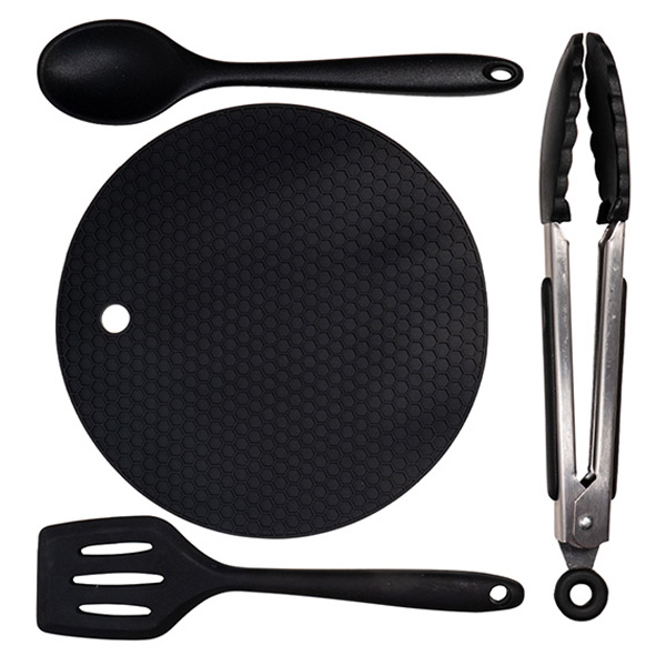 Sada silikónového náčinia s podložkou Giants Fishing Eazi Utensil Set