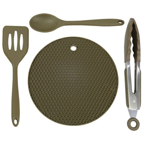 Sada silikónového náčinia Trakker Armolife Silicone Utensil Set