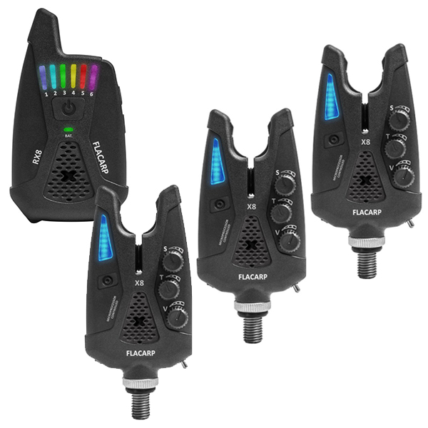Sada 3+1 signalizátorov Flacarp X8 + RX8