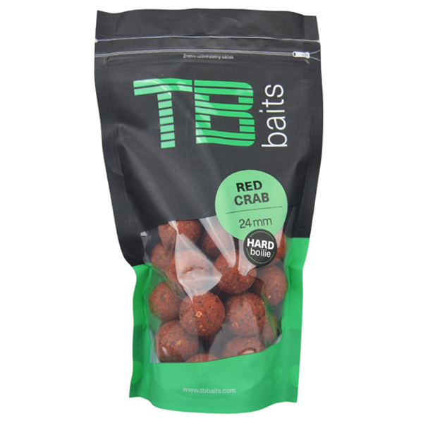 Tvrdené boilies TB Baits Hard Red Crab