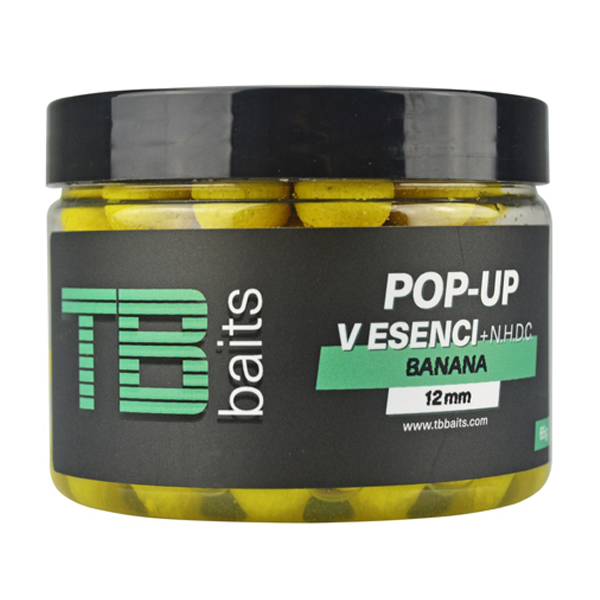 Plávajúce boilies TB Baits Pop Up v esencii + NHDC 12mm