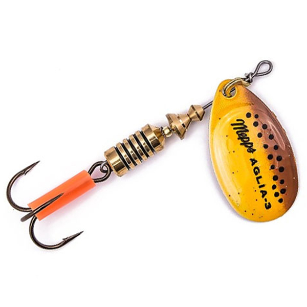 Mepps Aglia Fluo Micropigments Brown Trout