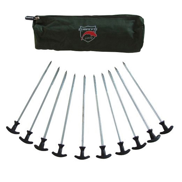 Stanové kolíky Ehmanns Hot Spot Long Steel Bivvy Pegs - dlhé