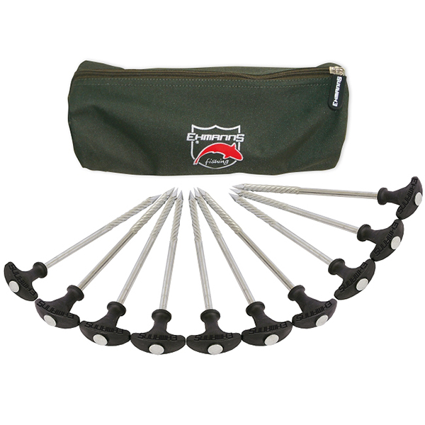 Stanové kolíky EHMANNS Hot Spot Steel Bivvy Pegs