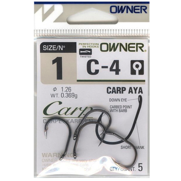 Háčik s očkom Owner C 4 Carp Aya 50924