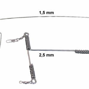 Drôtený T záves Ice Fish pre lov na mäso - standard