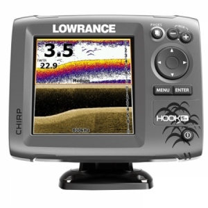 Sonar Lowrance Hook 5X Chirp/DSI, 60°- 120° a 30° - 55°