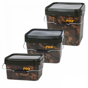 Vedro Fox Camo Square Carp Bucket