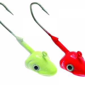Jigová hlava Ice Fish Ryba - fluo farby