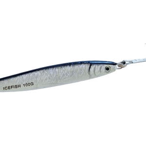 Pilker Ice Fish 3D - čierno strieborný