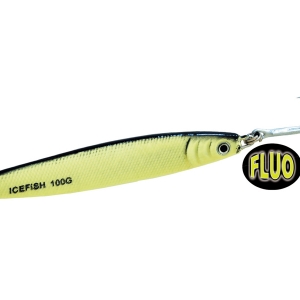 Pilker Ice Fish 3D -  fluorescenčný/čierny