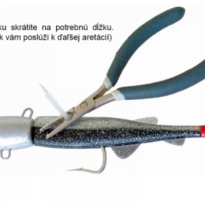Jigová hlava Ice Fish Jig Sea strieborno-červená 2ks