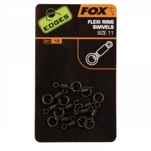 Obratlík s krúžkom Fox Edges Flexi Ring Swivels veľ.11
